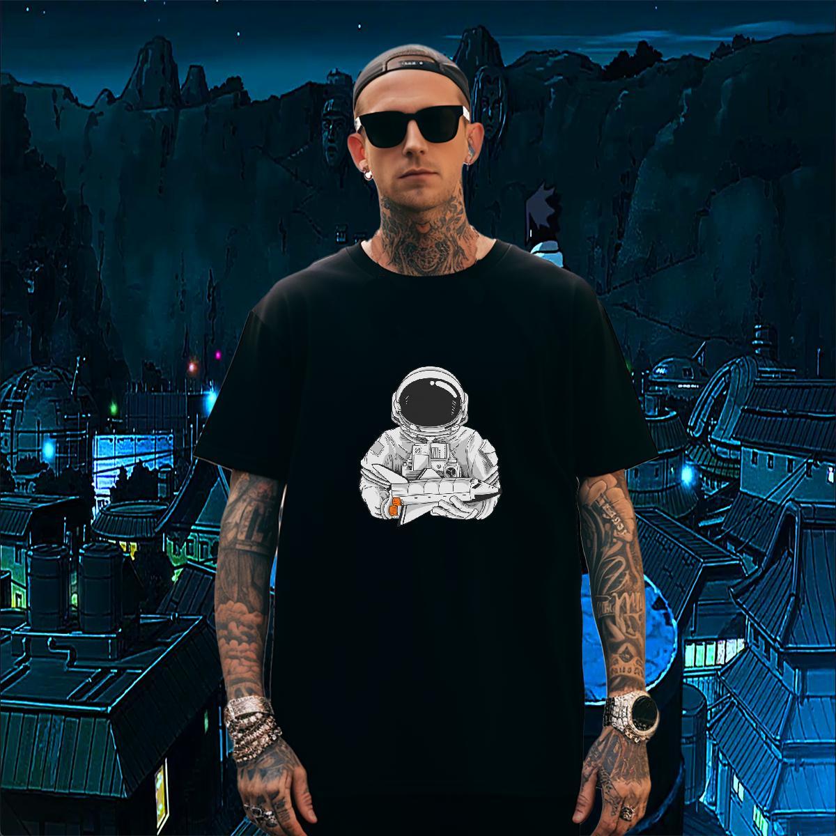 Designer Men Tshirts 230g Cotton Street Wear Short Sleeve Soft Men T Shirts Oversized 4XL Fashion Clothings