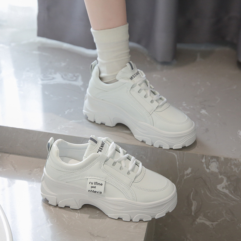 Ddmysports Spring New Thick Sole Little White Student Sports And Casual Korean Version Versatile Tall Dad Shoes Women A Outdoor