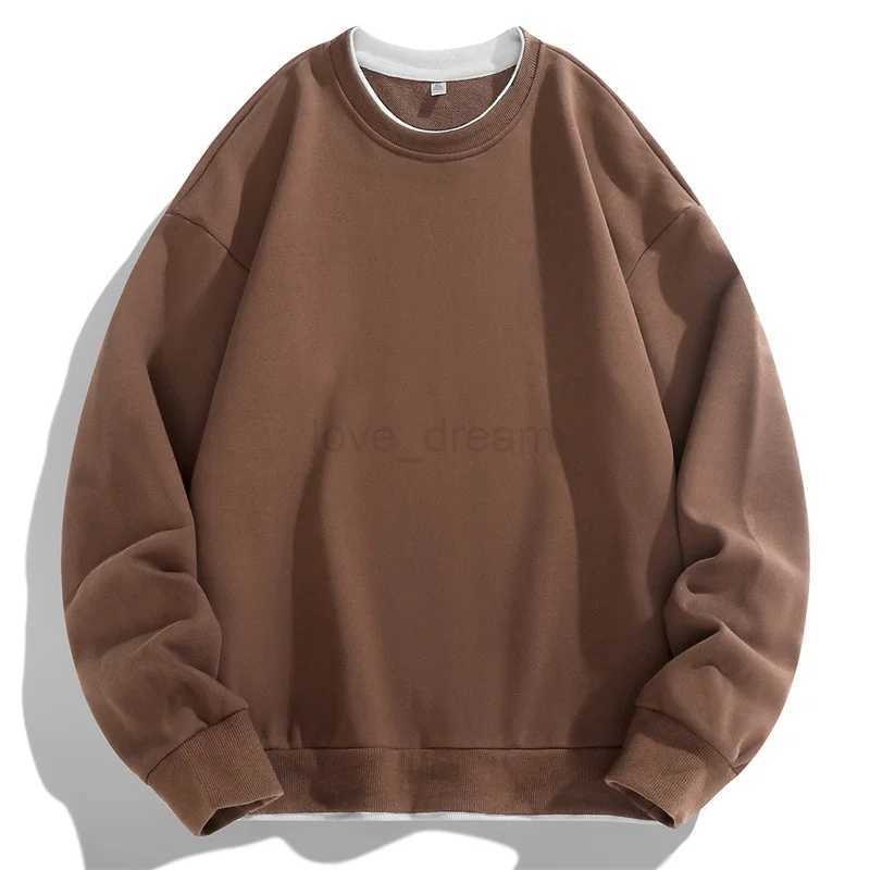 Mens Hoodie Sweatshirt Big Size Loose Plus Size Pullover Long Sleeve Sport Tops Men Oversized Clothing Sweatshirts Plus SizeXJ240812