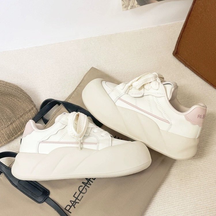 Ddmysports S New Color Block Spring Summer Breathable Women S Shoes Thick Sole Elevated Casual Board Sports Durable And Trendy Outdoor