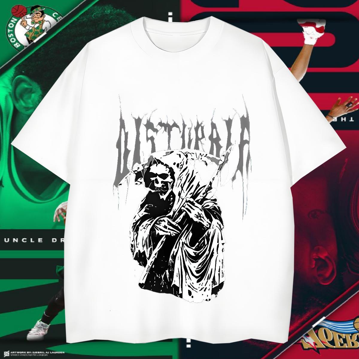 Fashion Designer Mens T Shirts skull Tops Tees 230g Pure Cotton Daily Wear Loose Fit Asian Size Breathable Crew Neck Men Clothes T-Shirt