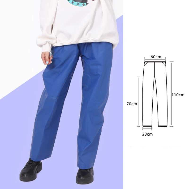 1pc Waterproof Rain Pants PU Snow Trousres Sport Raincoats Outdoor Toddler Playsuit 110cm Y240810