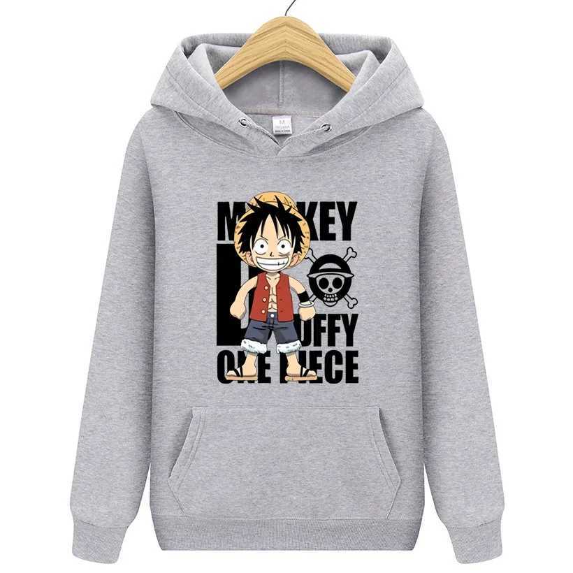 Classic anime character printed hoodie mens and womens personalized fashion hoodie hip-hop street loose hoodieW240724