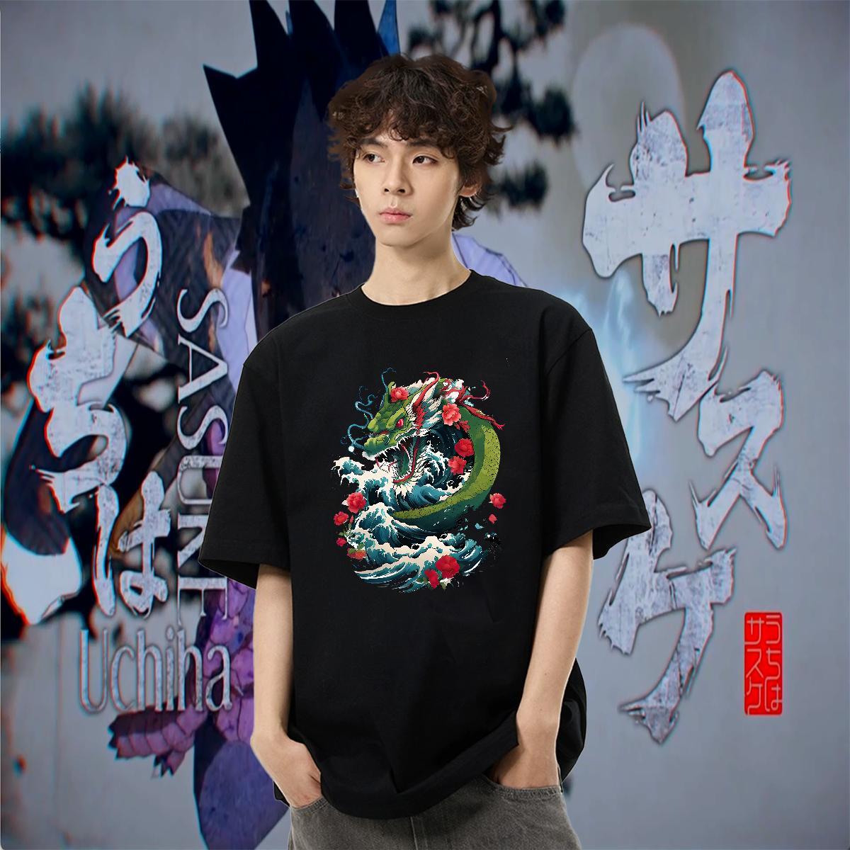 Unisex Couples T Shirts Street Wear 230g Cotton Oversized Breathable Crew Neck Man T Shirts 2024 Summer Clothings