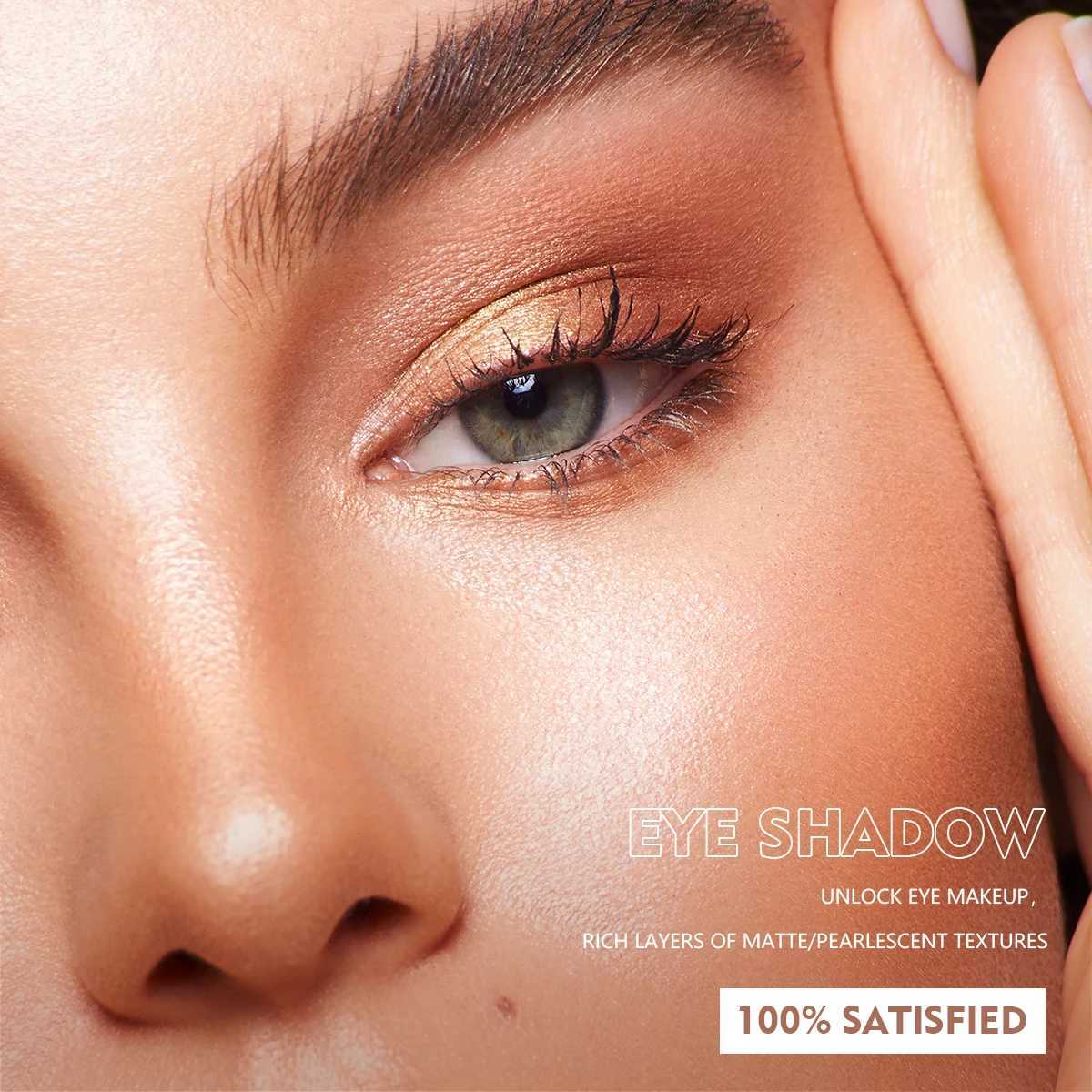 Eyeshadow Palette - Matte Makeup Eyeshadow Palle | Long Lasting 4 Colors Make Up Eye Shadows for WomenCL240812