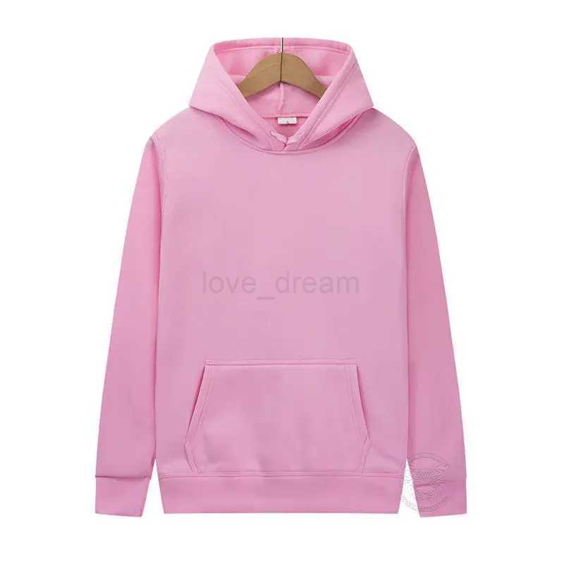 Foreign Trade Hoodies for Men and Women Fleece Sports Sweaters Trendy Loose Solid Color Pullovers Couple Fashion Hoodies S-3XLXJ240812