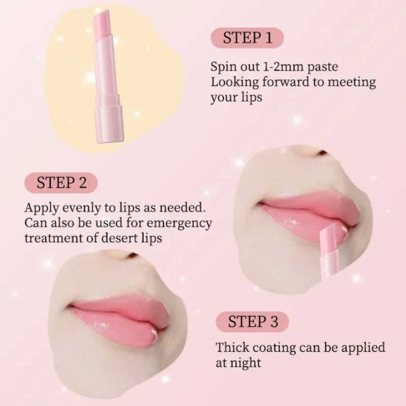 Lipstick used to remove dark lipstick moisturizing luminous melanin whitening plump super gloss pink lipstick mens skin care W240810