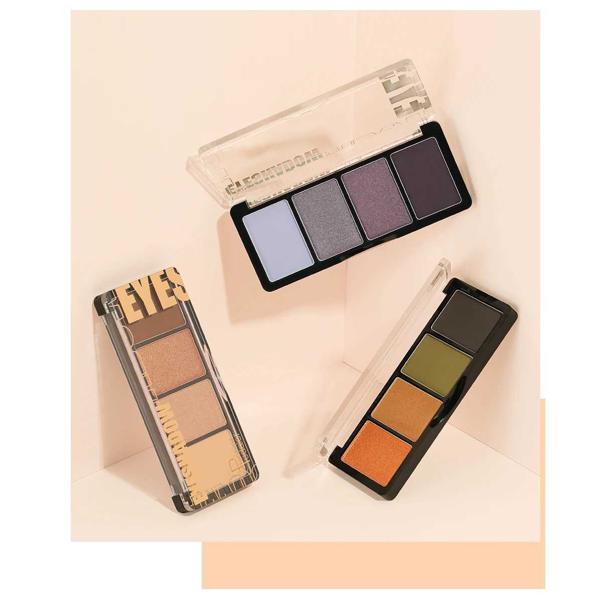 Eyeshadow Palette - Matte Makeup Eyeshadow Palle | Long Lasting 4 Colors Make Up Eye Shadows for WomenCL240812