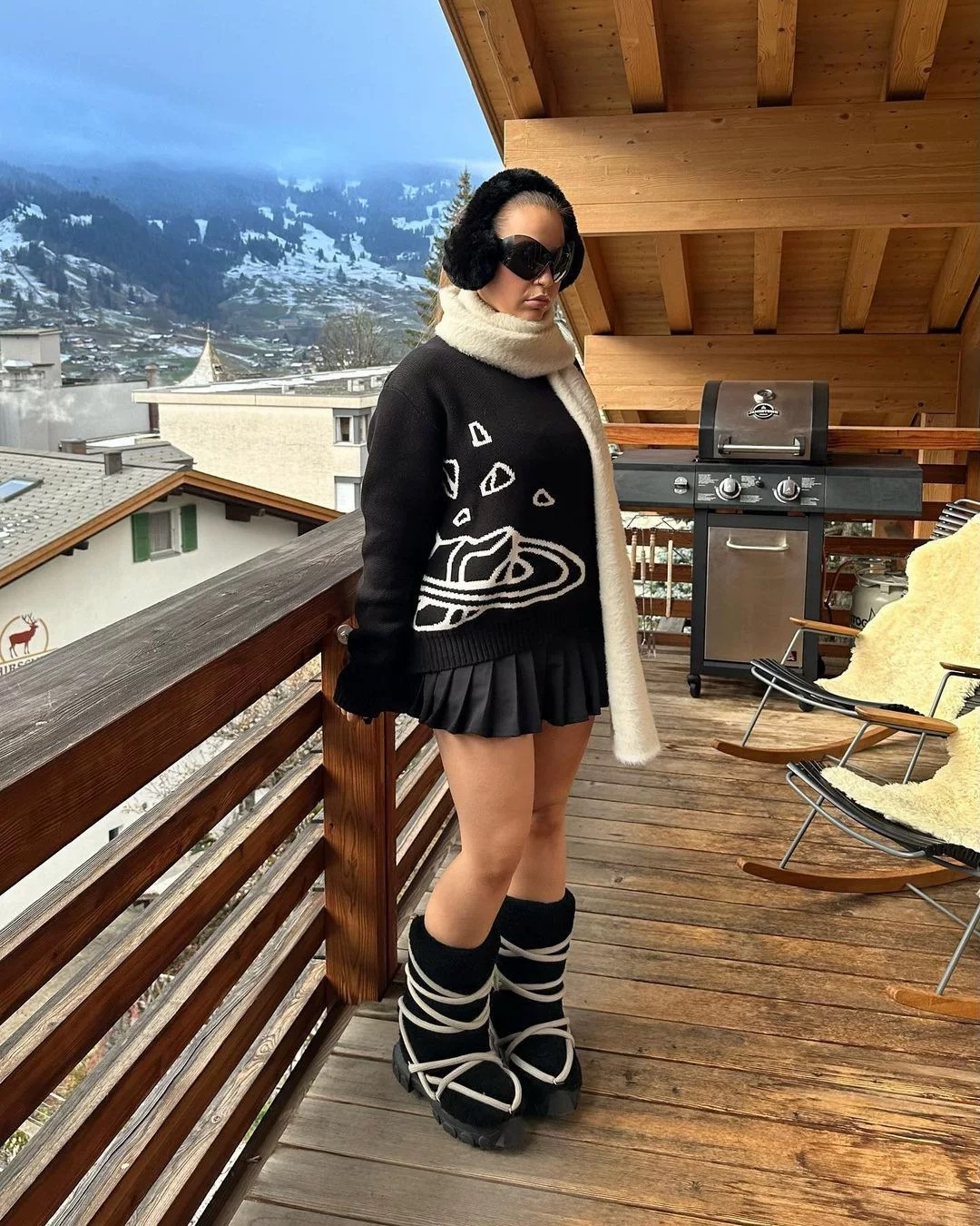 Men's Sweaters Cartoon Planet Graphic Hip Hop Streetwear Knitted Y2K Sweater Winter Pullover Harajuku Couple Oversized Clothing