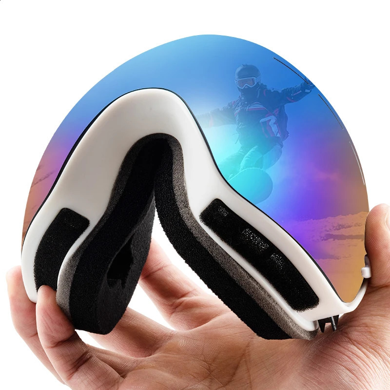 ELAX Double Layers Anti-Fog Ski Goggles Snowmobile Eyewear Outdoor Sport Snow Snowboard Glasses 240812