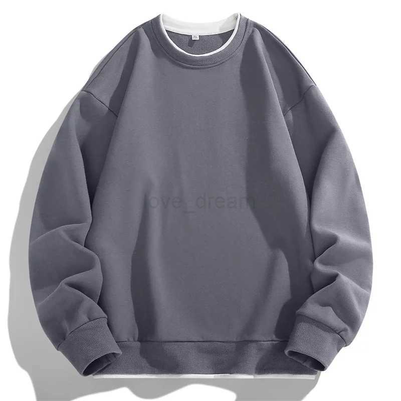 Mens Hoodie Sweatshirt Big Size Loose Plus Size Pullover Long Sleeve Sport Tops Men Oversized Clothing Sweatshirts Plus SizeXJ240812