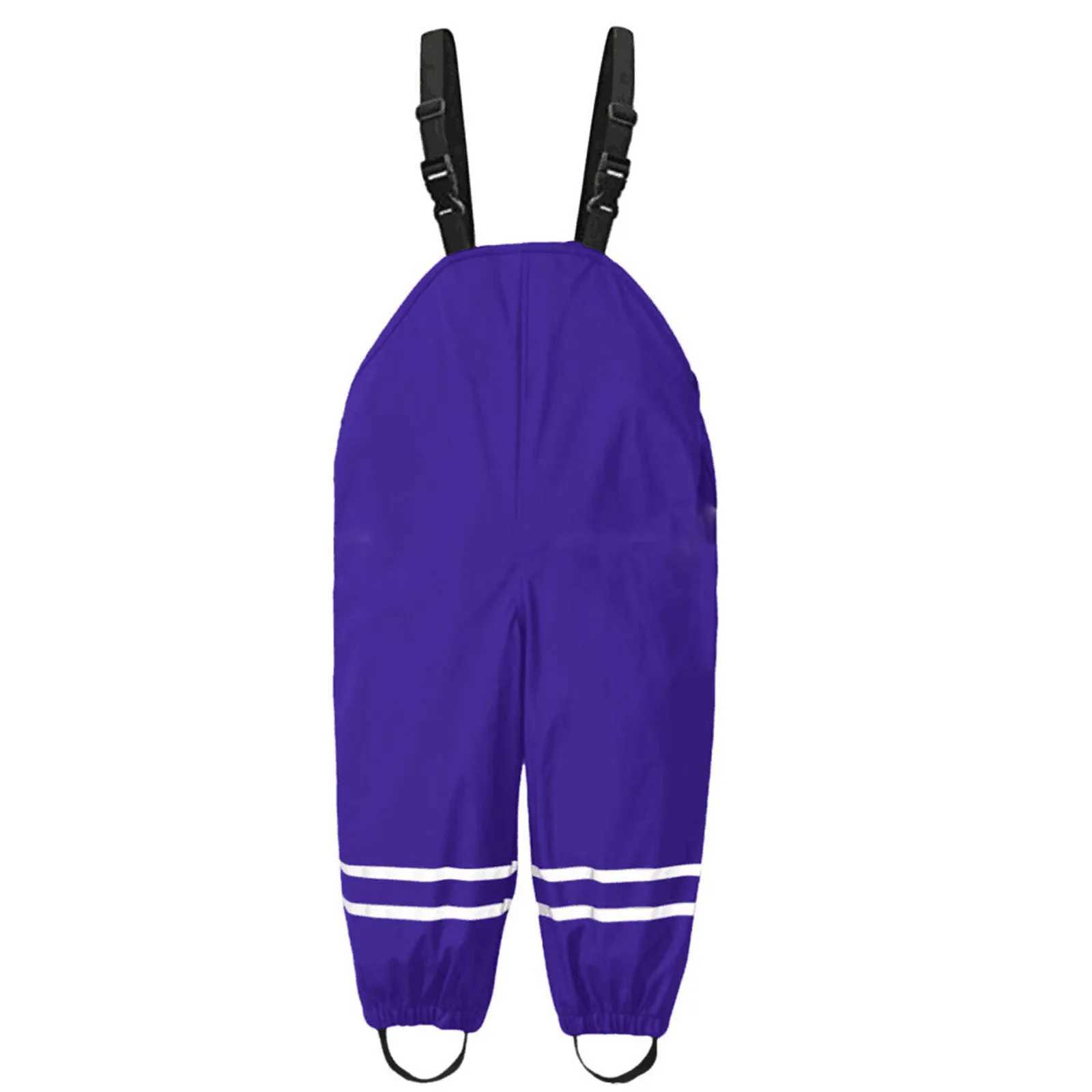 Toddler Kids Boys Girls Rain Dungarees Windproof Waterproof Mud Jumpsuit Clothes One piece rain pants waterproof and breathable Y240810