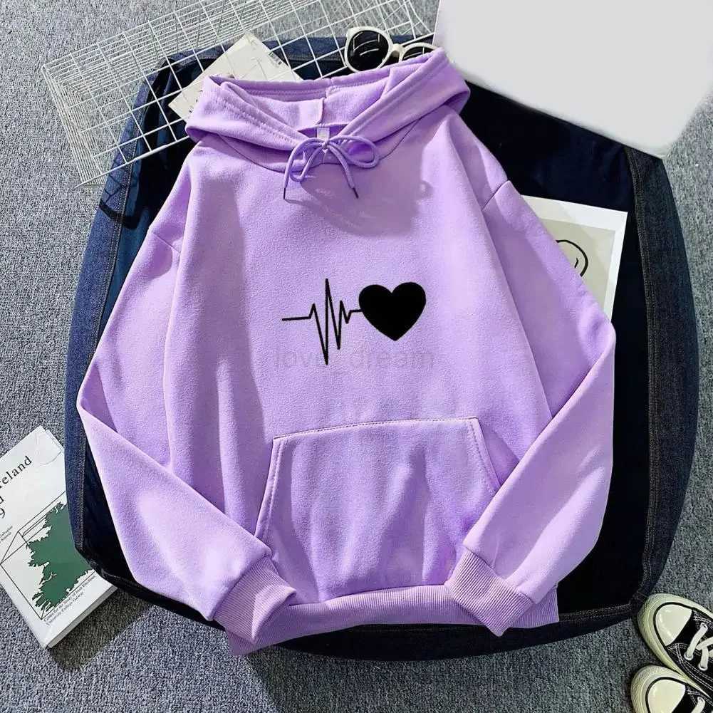 Padded hoodie sweatshirt mens and womens fall and winter couple tops looseXJ240812