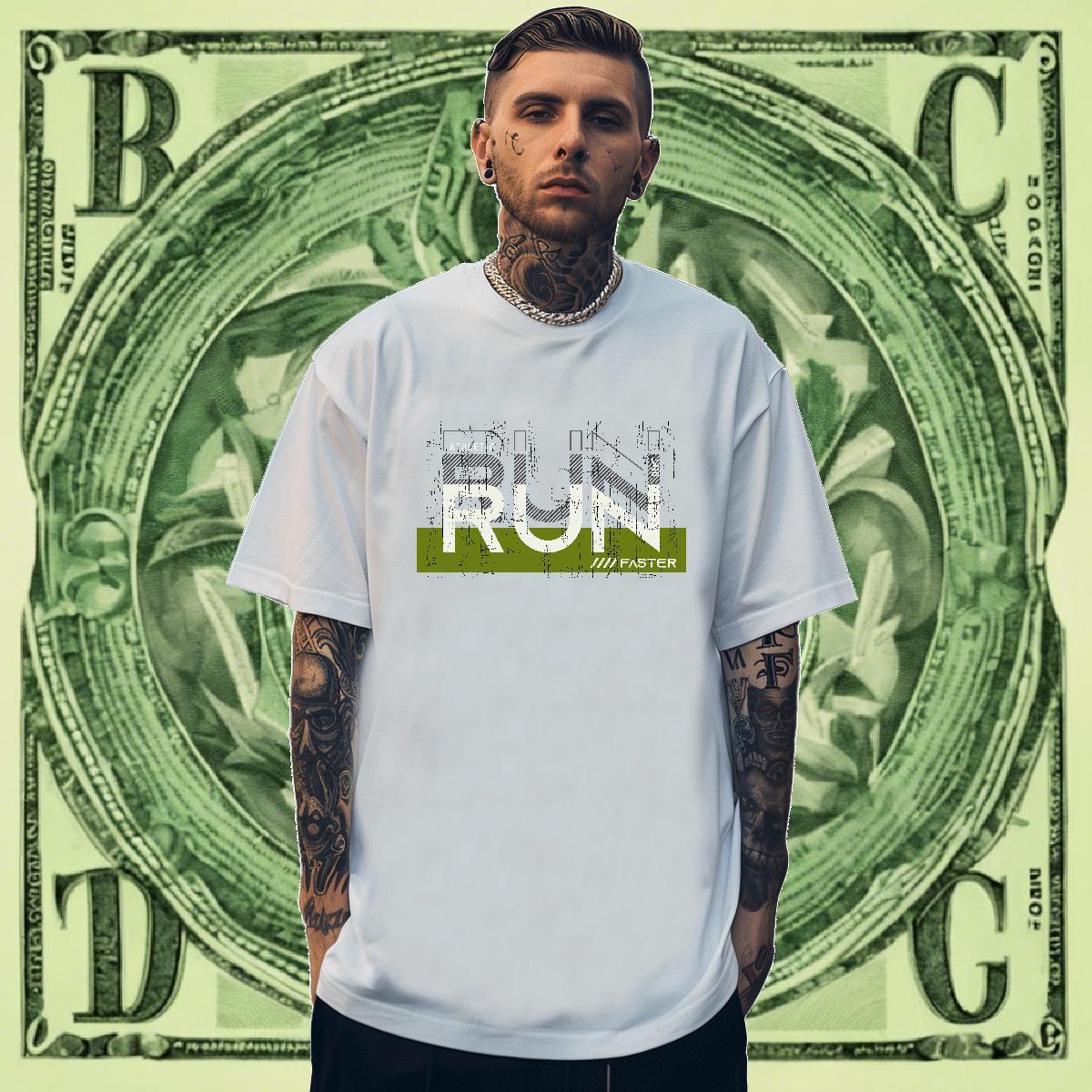 Popular Men Tees Street wear Hip Hop 230g Cotton DIY Breathable Crew Neck letter Mens T Shirts New Arrival Tshirts