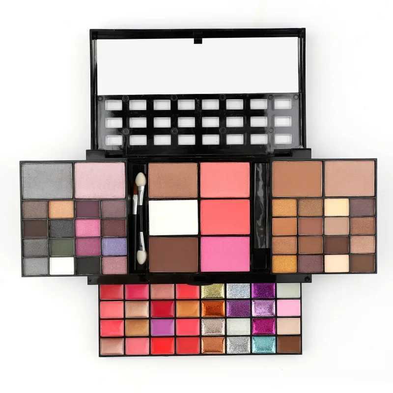 Makeup Kit For Women Set Brush Waterproof Glitter Matte Nude Eyeshadow Shimmer Pigment Powder Makeup 74 Color Eye Shadow PaletteCL240812