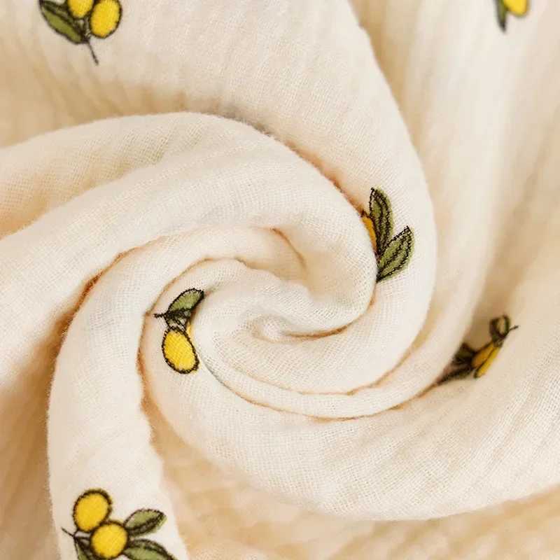 Baby blanket newborn 2-layer cotton bath towel summer stroller cover packaging Gaoze plain weave baby blanket baby suppliesW240810
