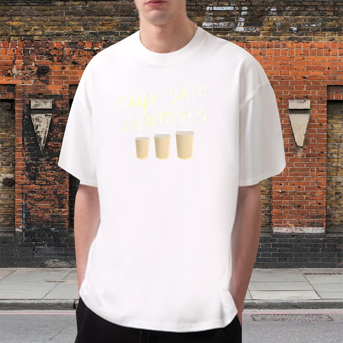 Designer Men Tshirts Beach 230g Pure Cotton DIY Printed Breathable Crew Neck letter T-Shirts for Men New Clothes