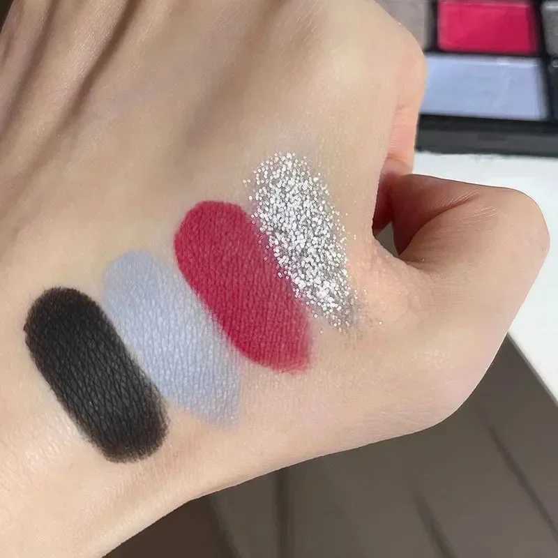 Cement Grey Black Eye Shadow Palette eye shadow Glitter Lasting eye shadow Earth Color Pigment Korean CosmeticsW241212