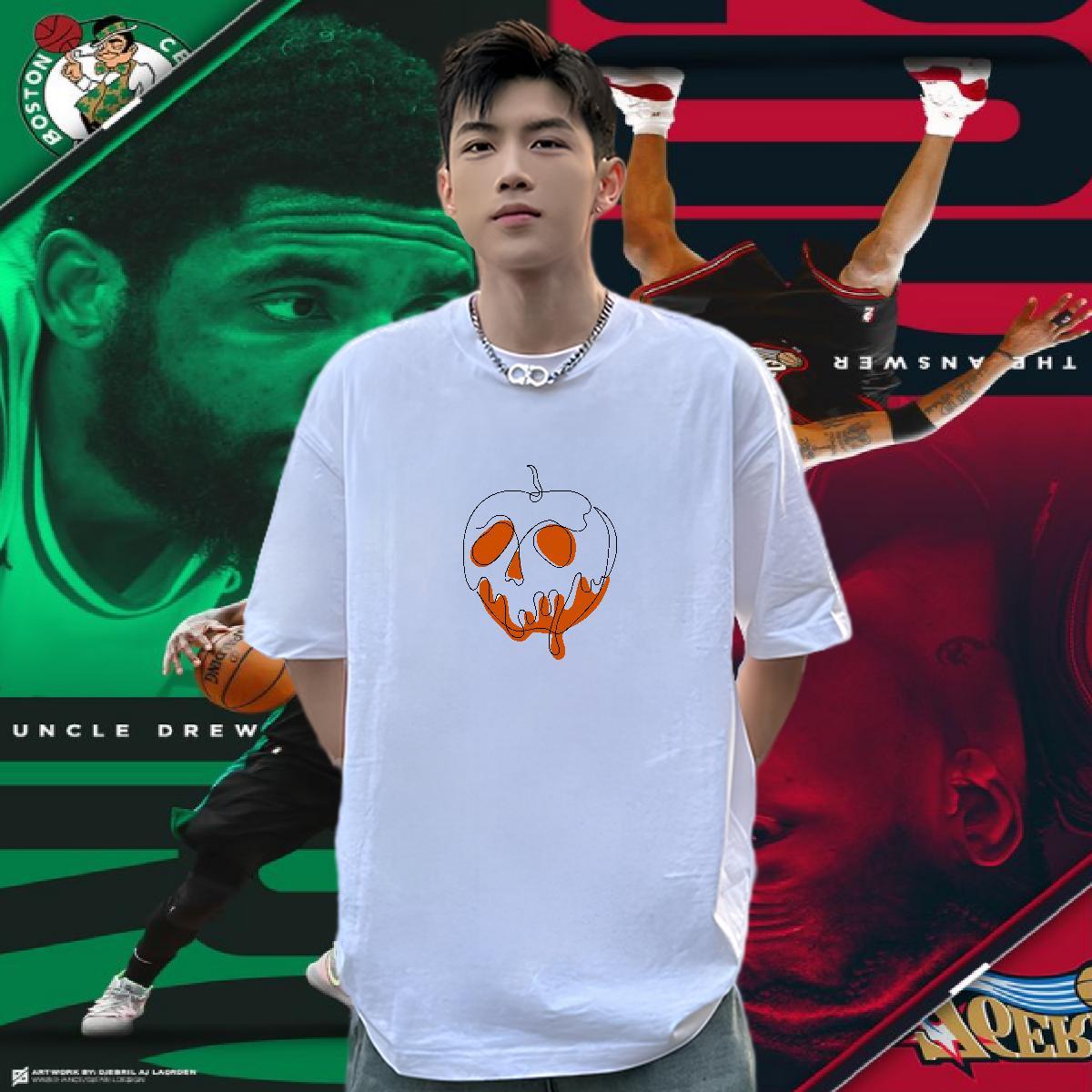 New Designer Men T Shirts skull Clothings 230g Cotton Outdoor Cool Asian Size Breathable Crew Neck Couples T Shirts