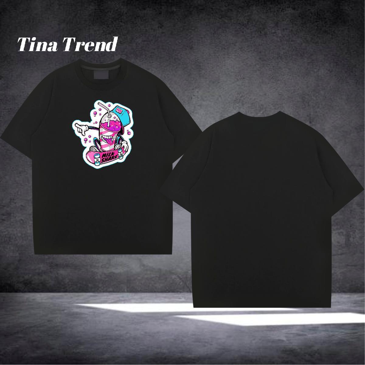 New Arrival Mens T Shirts skateboarding Tops 230g Cotton Casual Daily Wear TOP Quality Anime Print Crew Neck Breathable Men Tops Tees