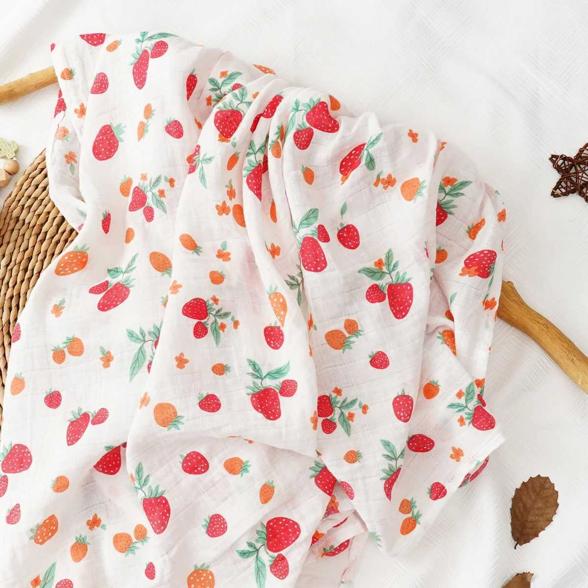 HappyFluent one-piece Fahion printed plain cotton fiber baby towel newborn blanket baby bag 120x110cmW240810