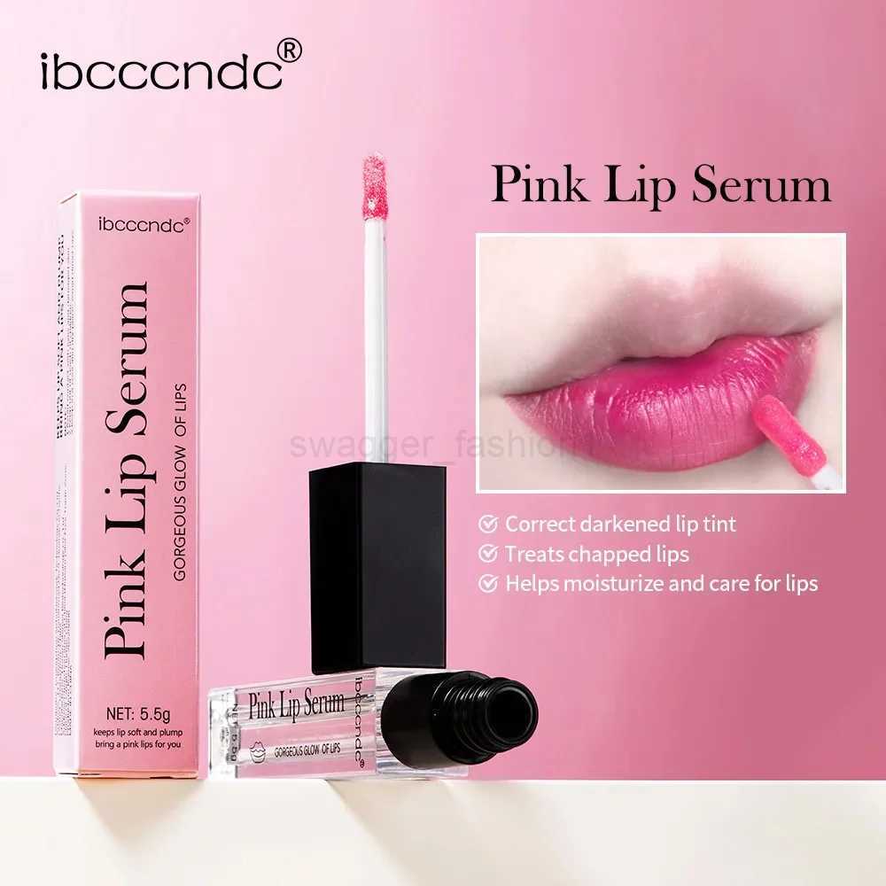 Lips Pink Serum Remove Dark Smoke Lip Plumping Oil Bleaching Melanin Repair Lip Lines Moisturizing Brighten Lip Care CosmeticsXJ240812