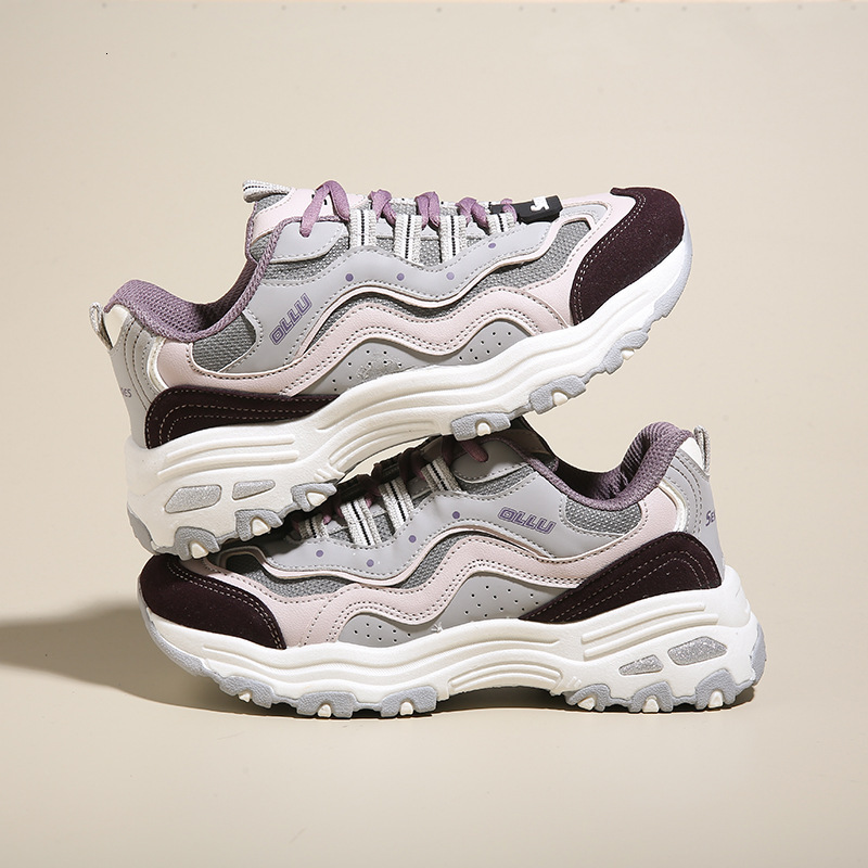 Ddmysports Spring New Dad For Female Students Korean Version Sports Casual Thick Soled High Rise Running Shoes SK Outdoor Shoes
