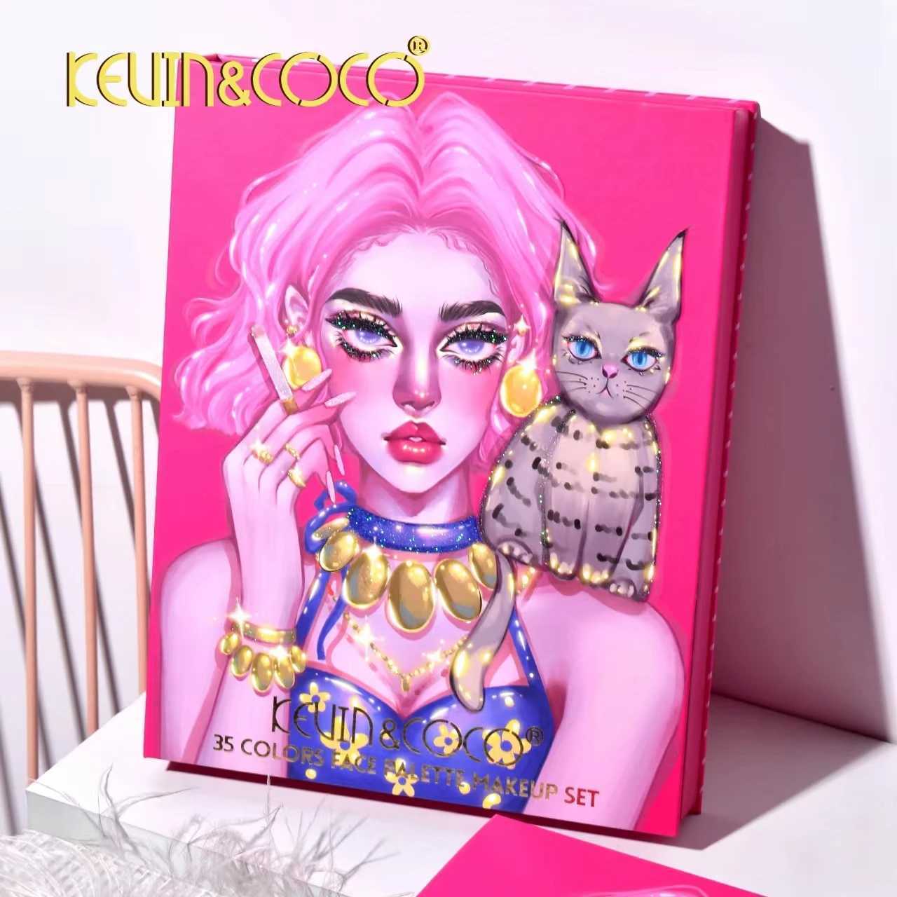Beauty Makeup Kit Girl Eyeshadow Lipgloss Nail Polish Set 35 Color Eyshadow Palette GiftCL240812