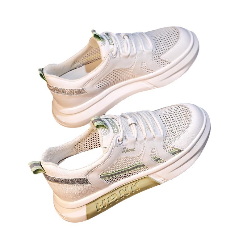 Ddmysports New Summer Women S Thick Sole Mesh Breathable Sports And Casual Board Shoes Outdoor