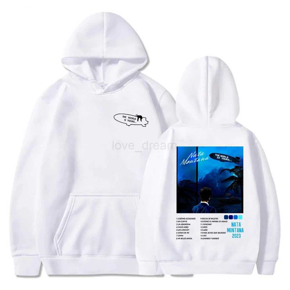 2024 Natanael Cano Nata Montana Hoodie Pop Singer Product Long sleeved Street Clothing Mens and Womens Hooded Sweatshirt Hip HXJ240812