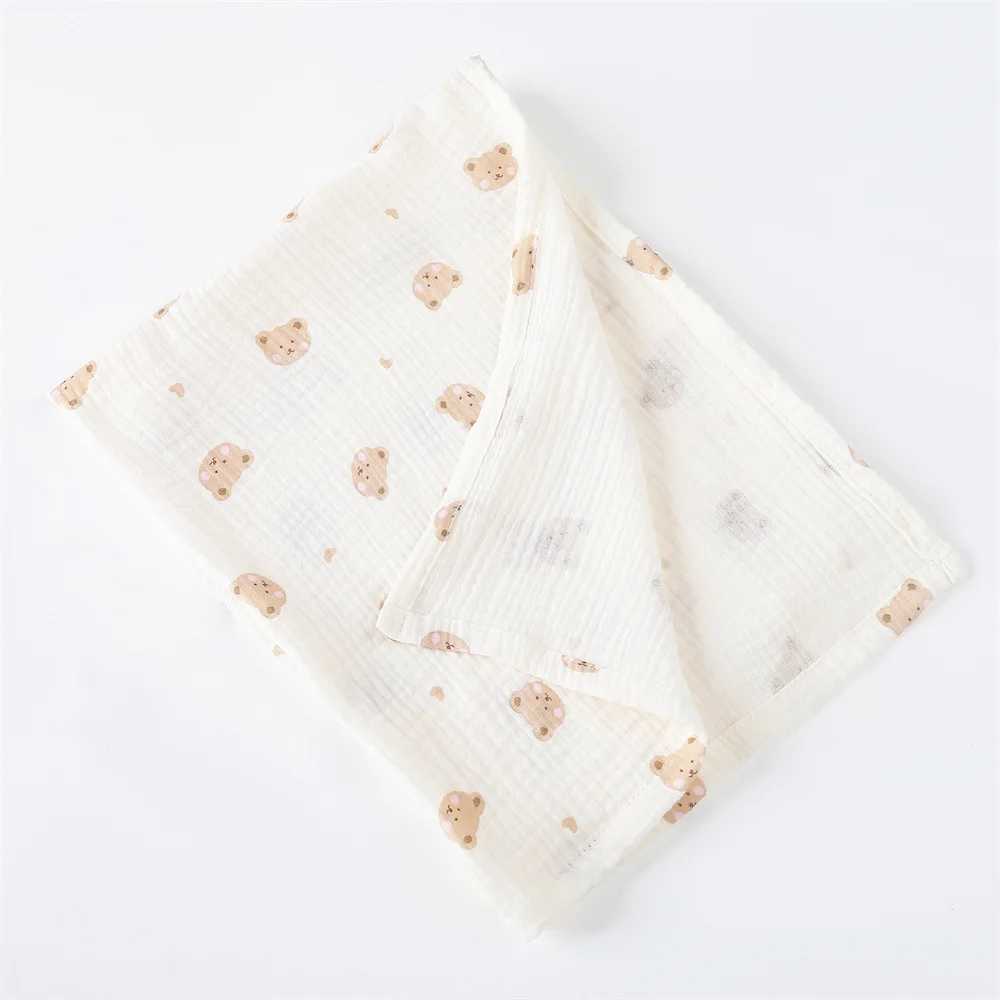 Baby products Cotton Gauze plain weave baby blanket super soft quick drying for newborns boys and girls childrens bath towels baby strollers blanket c