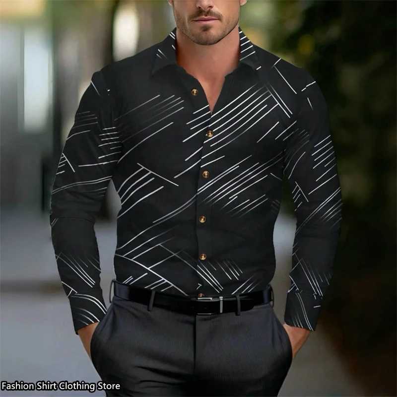 10 color mens shirt long-sleeved business office clothing loose and comfortable fabric fashion trend super large size XS-6XLXJ240812