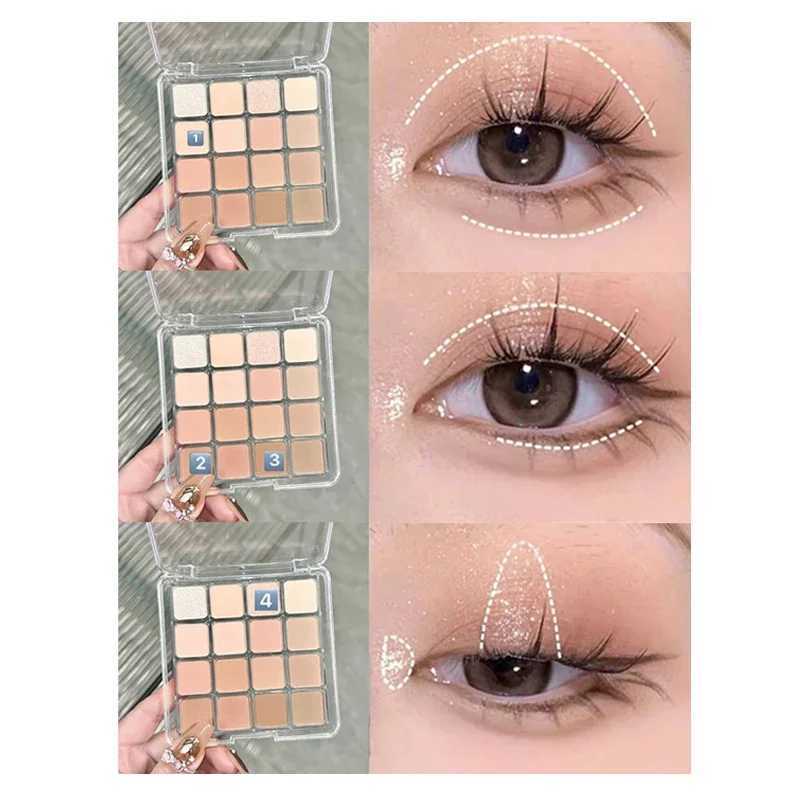 High quality matte eye shadow palette sequins B eye shadow Highlighter Korean cosmetics womens makeupW241212