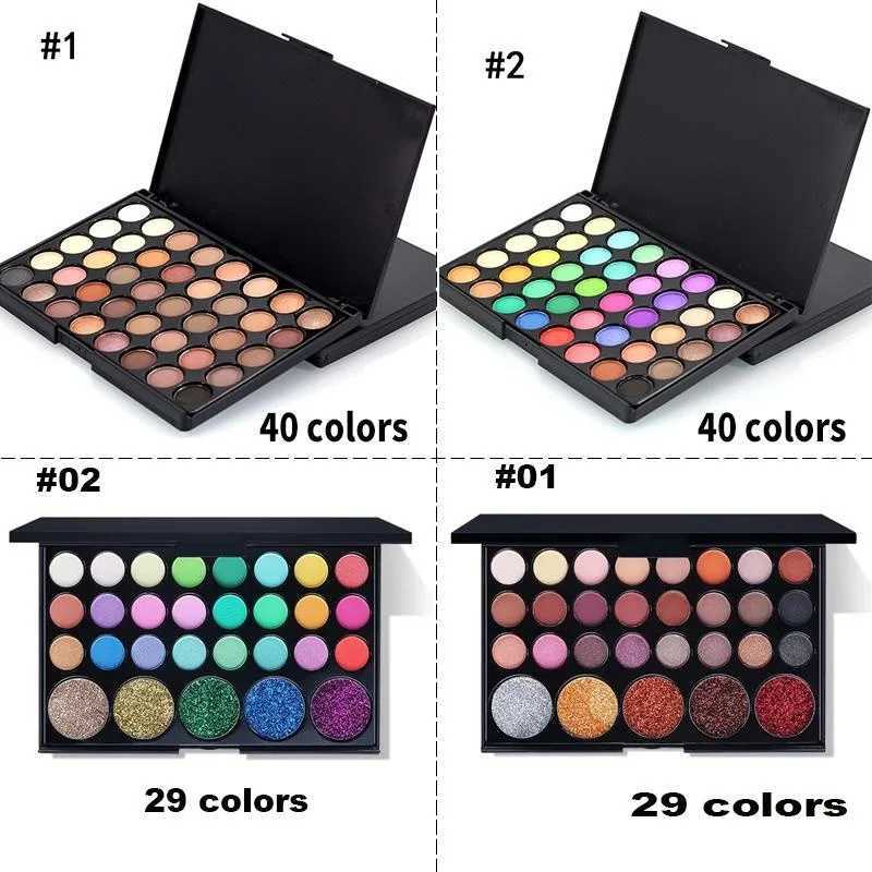 29/40 Colors Eye Shadow Palette Eye Makeup Colourful Glitter Shimmer Makeup Eyeshadow Powder Cosmetics Long Lasting WaterproofCL240812
