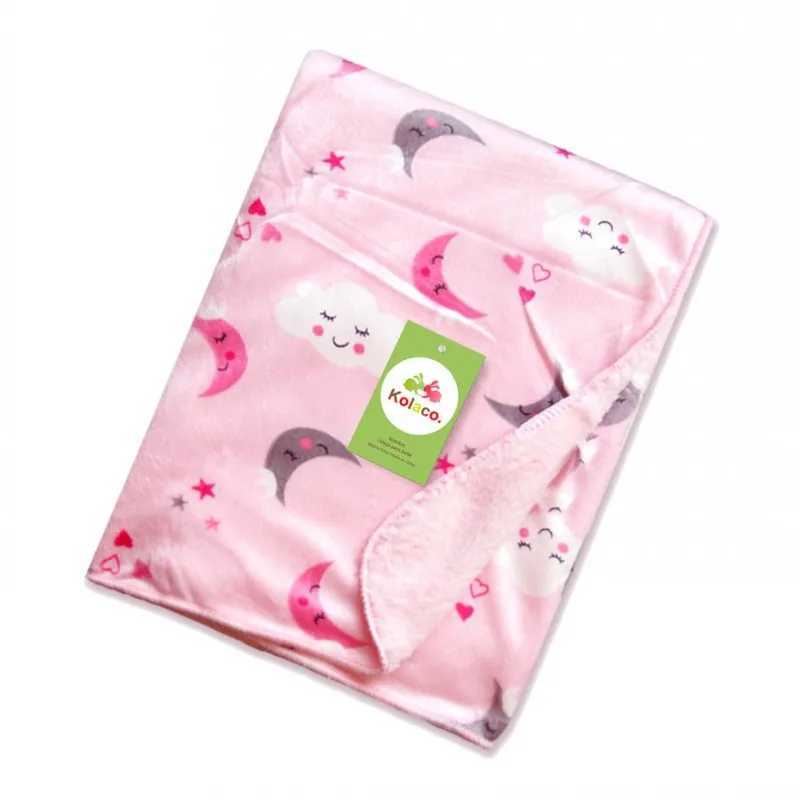 New baby blanket printing and thick double temperature baby blanket short wool blanket 102 * 76cmW240810