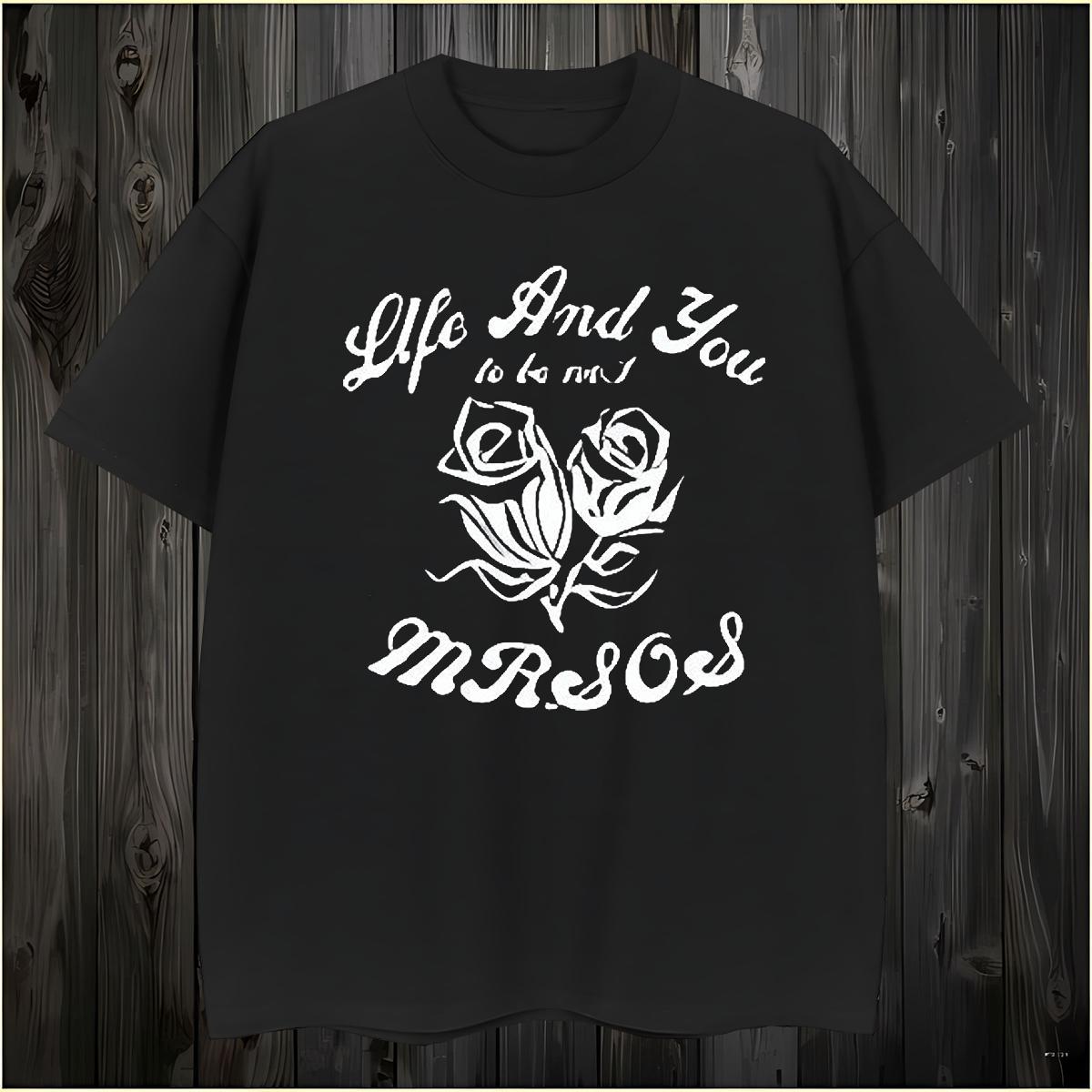T Shirt For Man 230g Pure Cotton flower Spring Summer Breathable Crew Neck Asian Size Couples T Shirts Fashion Design Cool Tees