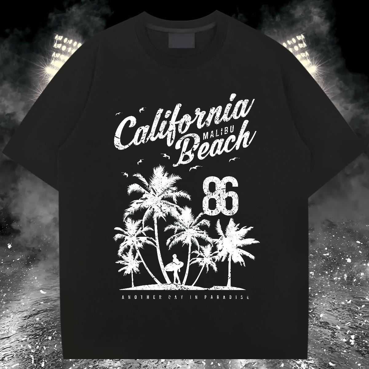 Stylist Mens T Shirts tree Tops Tees 230g 100% Cotton High Street Hip Hop Loose Fit Custom Printed Round Neck Short Sleeve Men Tees