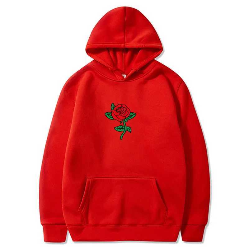 Flowers Graphic Printing Mens Hip Hop Hoodie Sweater Unisex Fashion Casual Oversized Eu Size Mens HoodieW240724