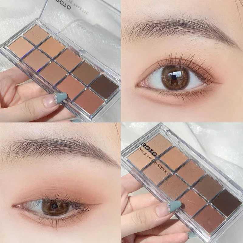 Acrylic Matte Blue Glitter Eyeshadow Palette Shimmer and Shine Eye Shadow Makeup Palette Nude Smokey Black Eye Pigments CosmeticW241212