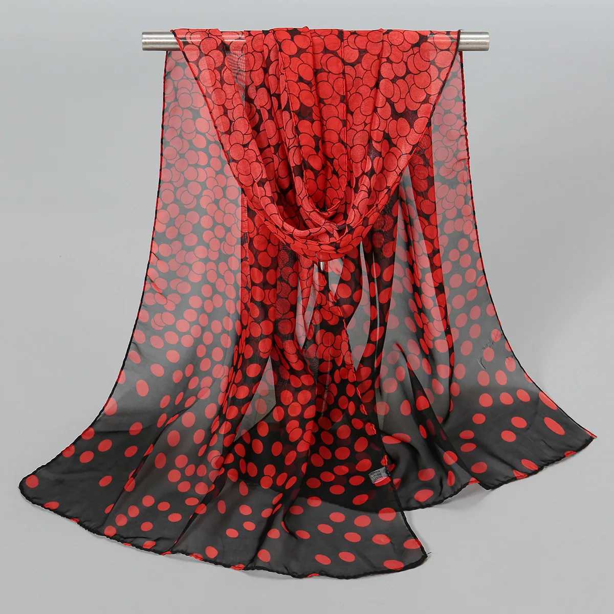 Ethnic New Chiffon Womens Scarf Summer Printed Thin Sunscreen Scarf Soft Shawl Fountain Adhesive Autumn Womens Wrap Shawl W240810