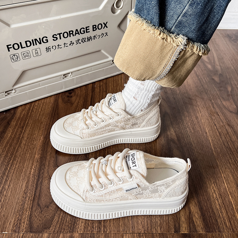 Ddmysports Xiaoxiangfeng Fisherman S Women Little White New Summer Breathable Mesh Thick Sole Versatile Matcake Shoes Outdoor