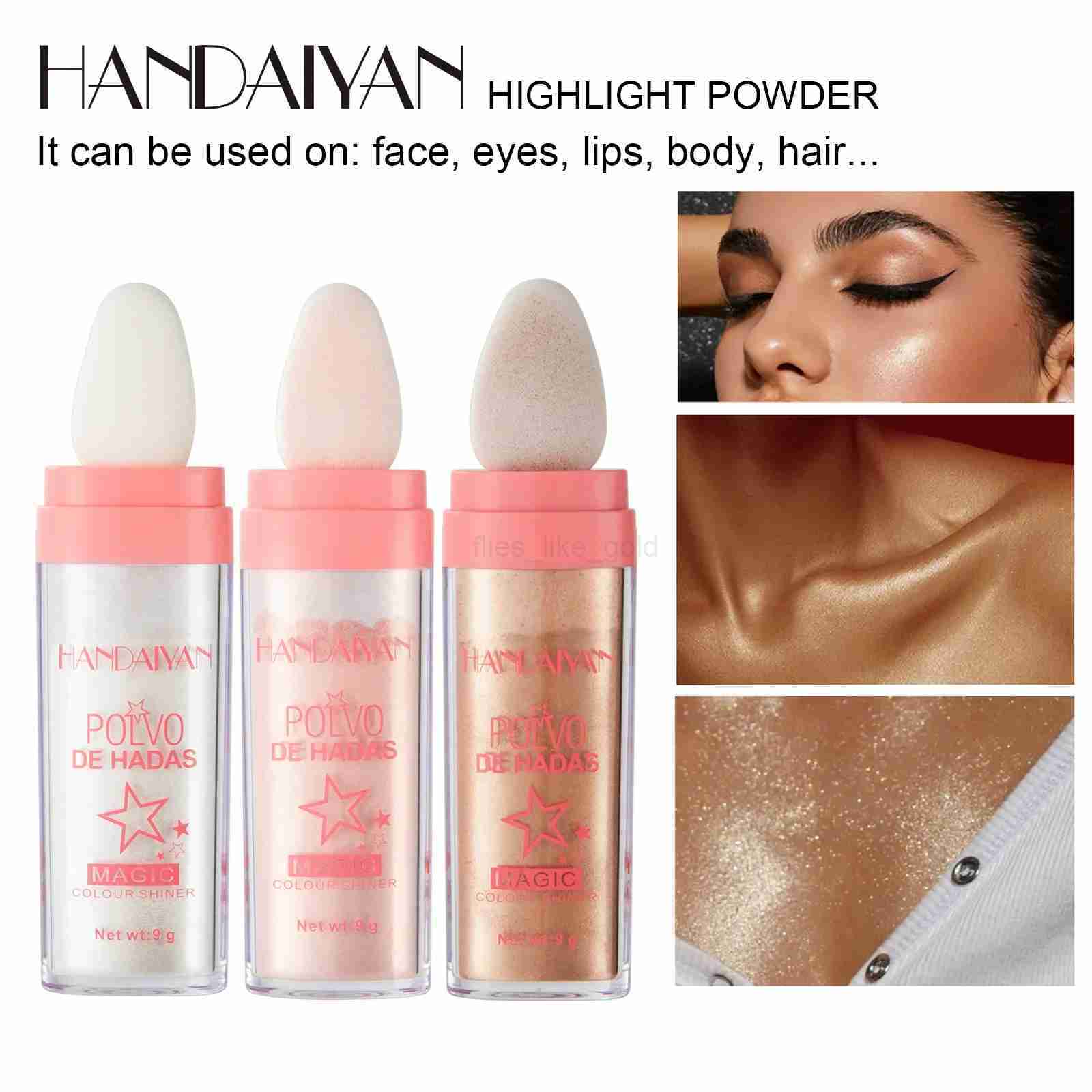 Micro Light Highlander High Gloss Luminous Powder 3 Colors Bright Body Contour Luminous Facial Flash Makeup Cosmetics W240812