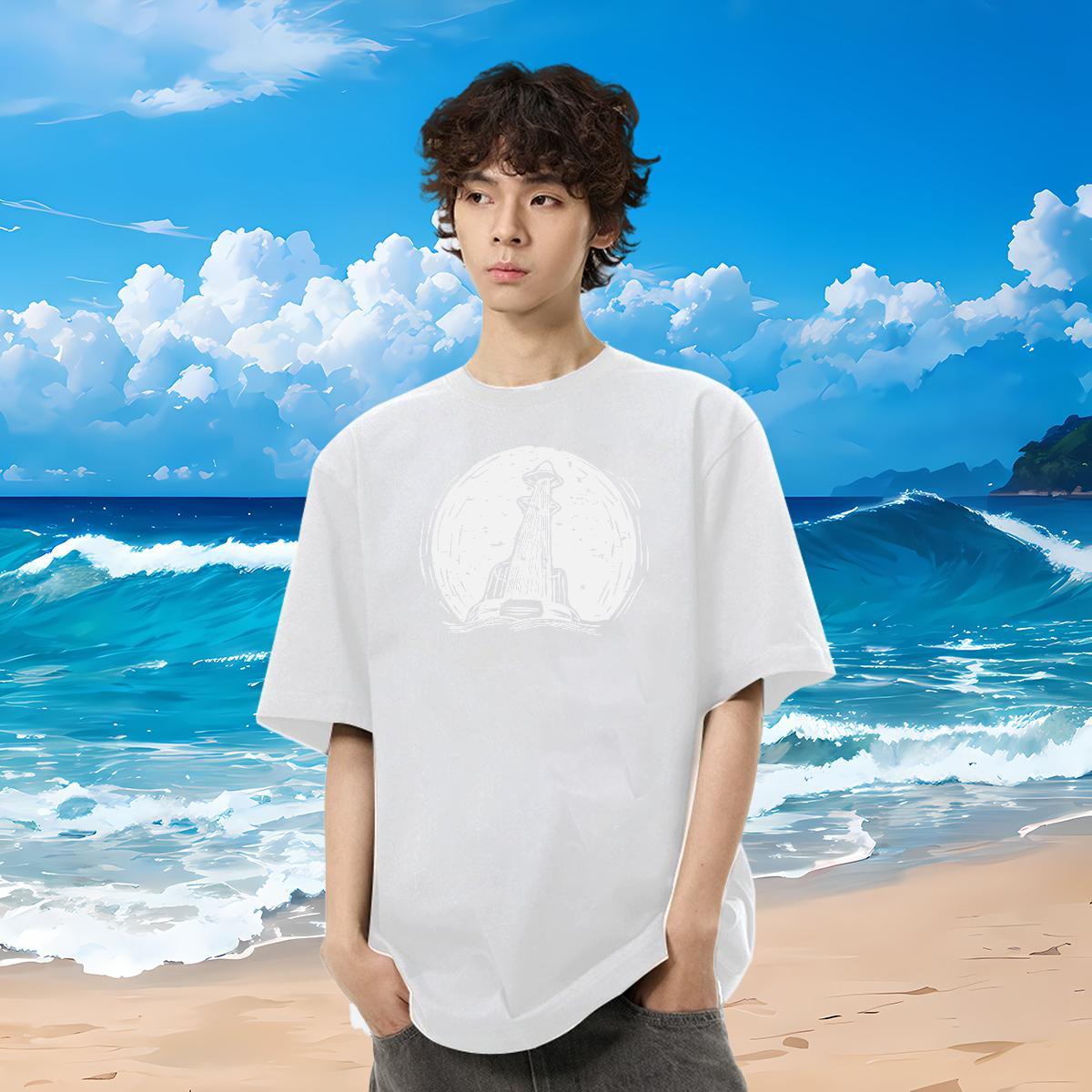 Designer Fashion T Shirts Men tool Tees 230g Cotton Street wear Hip Hop Brand Customized Print O Neck Short Sleeves Men Tops Tees