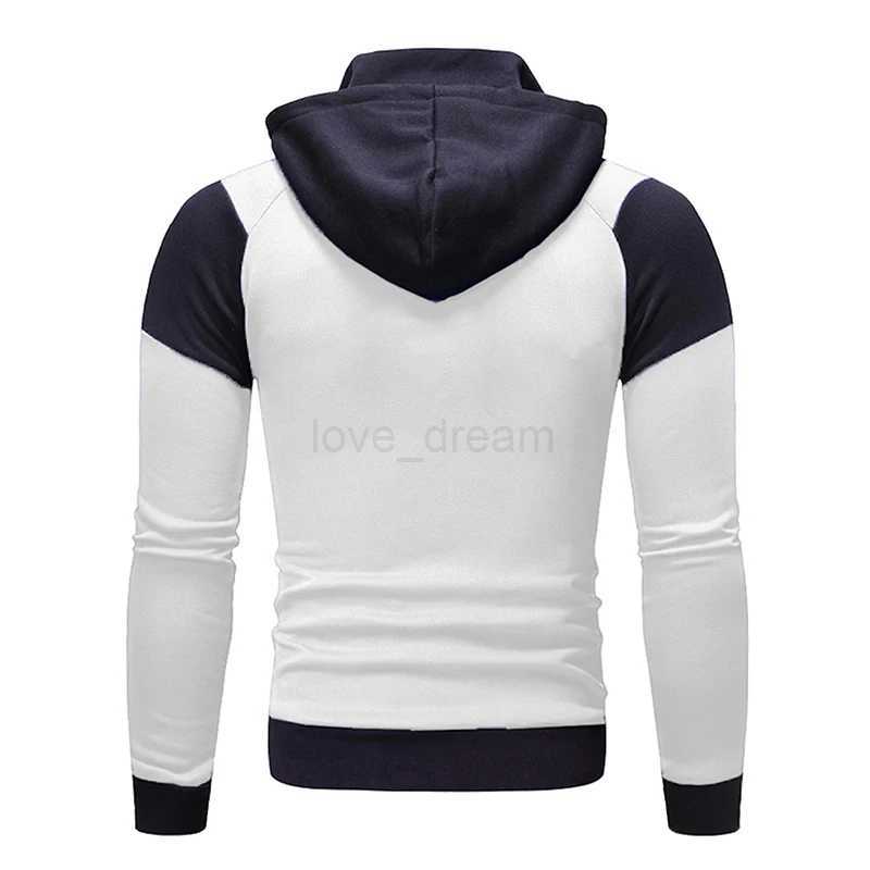 Men Hooded Fleece Zip Hoodie Men Thick Solid Color Sweatshirt Mens Casual Hoodies Sportswear Hooded SweatshirtsXJ240812