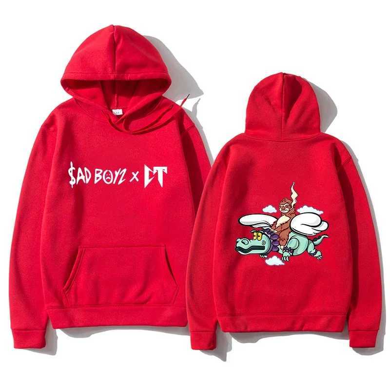 Mens Hoodie Player Corridos Tumbados Fashion Sadboyz Long Sleeve Sweatshirt Womens Cool Casual Harajuku Street Clothing ZipperW240724