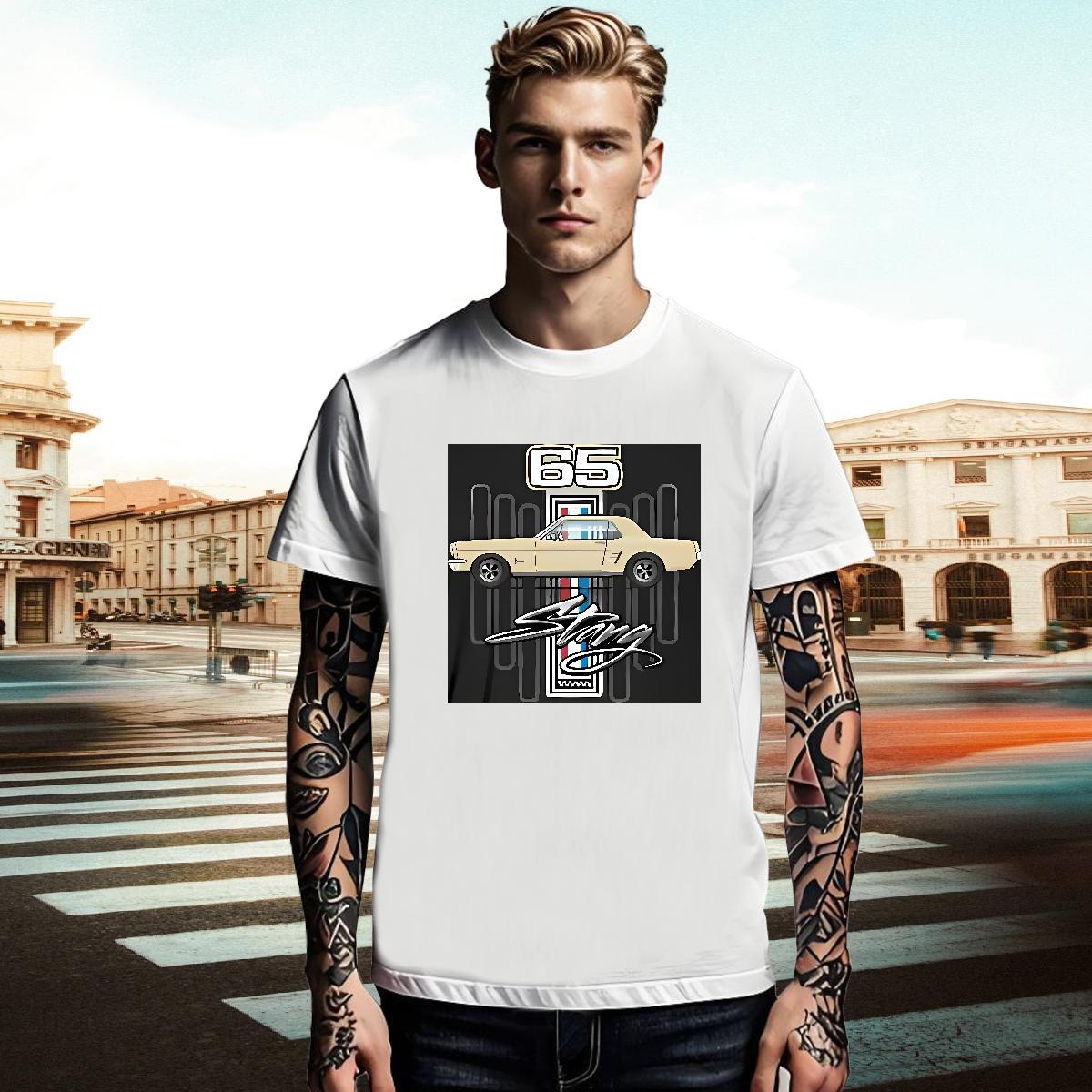 Free Shipping Men Tshirts Sports Casual 230g Pure Cotton Black White Crew Neck Breathable car T-Shirts 2024 DIY Tees