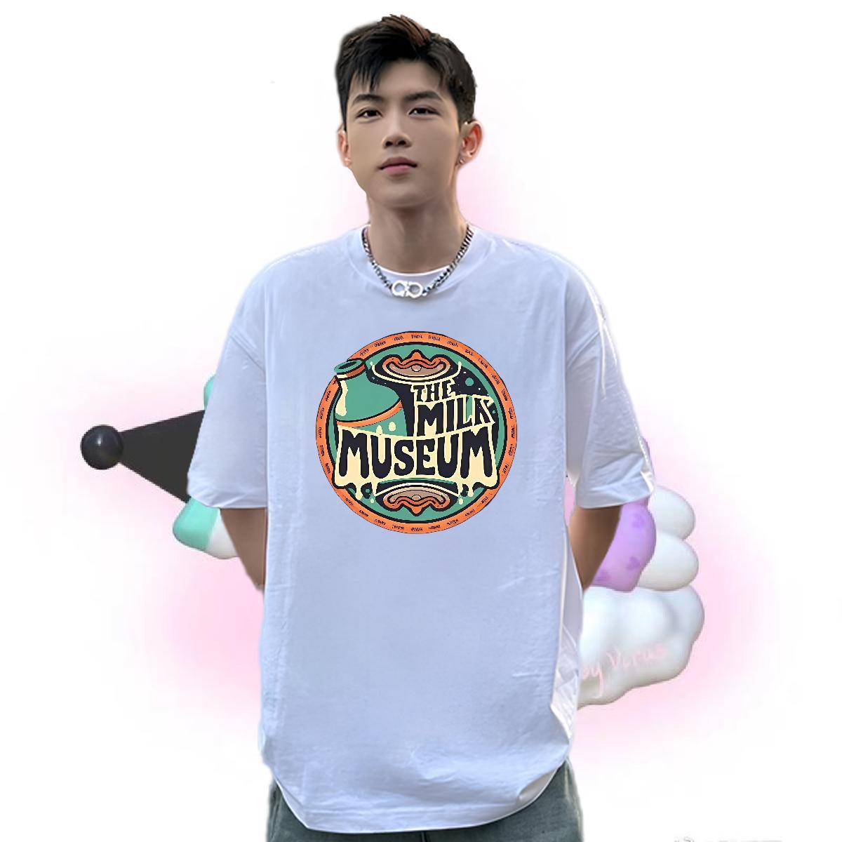 2024 DIY T-Shirts for Men letter Tops Shirt 100% Cotton 230g Sports Casual Designer Oversized 3XL 4XL Breathable Crew Neck Men Tees