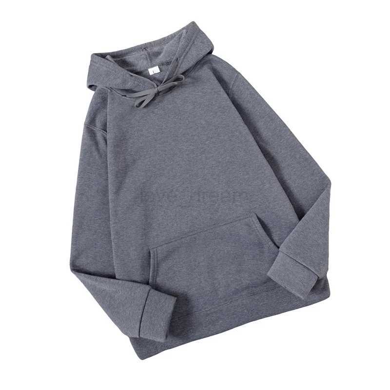 Fashion casual mens hoodie casual hoodie pullover mens top solid color hooded sweatshirt for menXJ240812