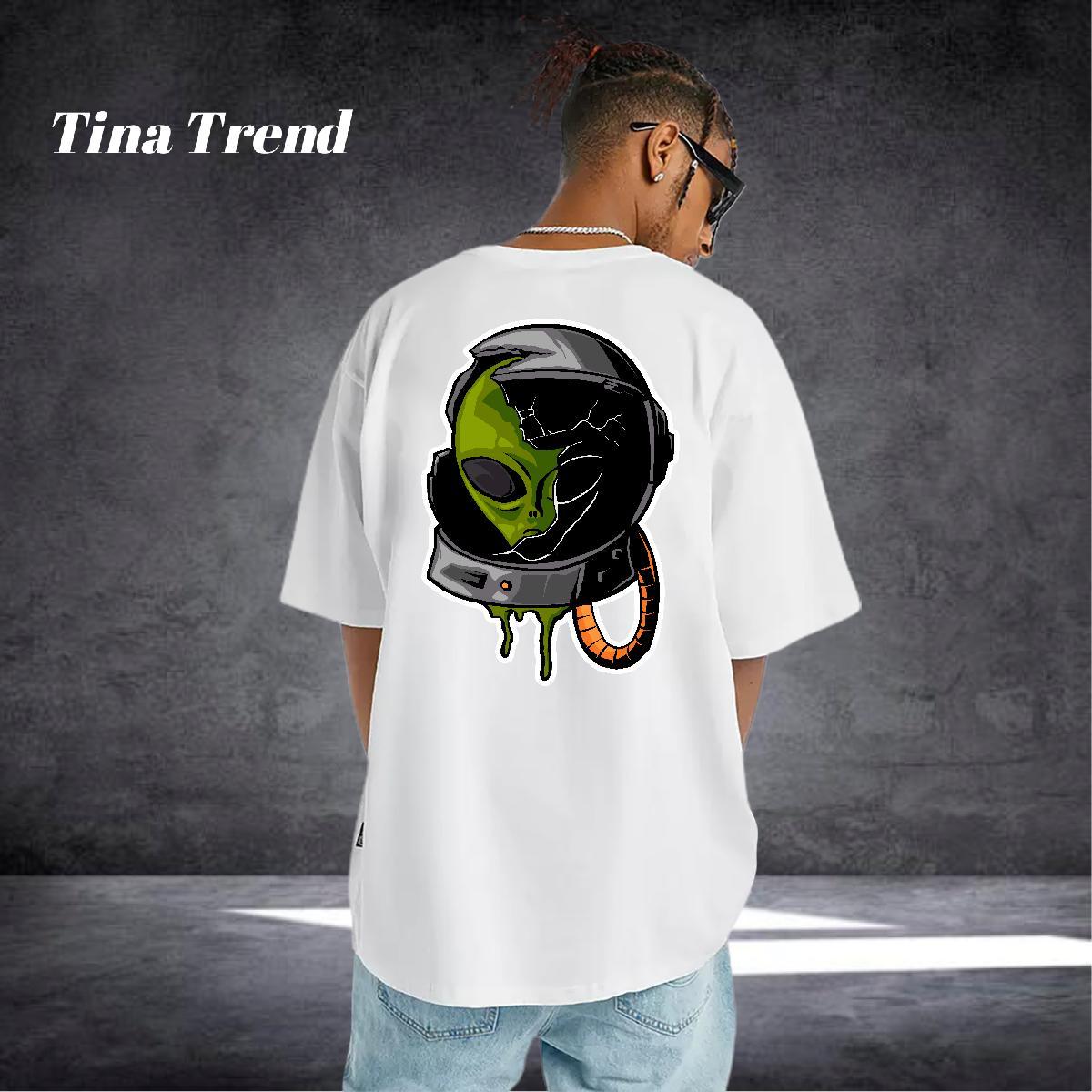 2024 New Men T Shirts ET Polos 230g Cotton Daily Wear Unisex Plus Size Cartoon Breathable Crew Neck Mens Tshirts
