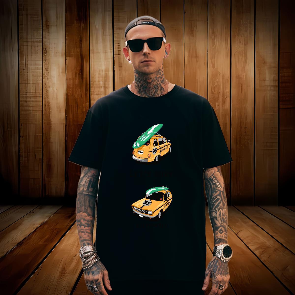 Designer Fashion 230g Cotton Men T Shirts Summer Casual Couples T Shirts Tops Breathable Short Sleeve Classic DIY Anime